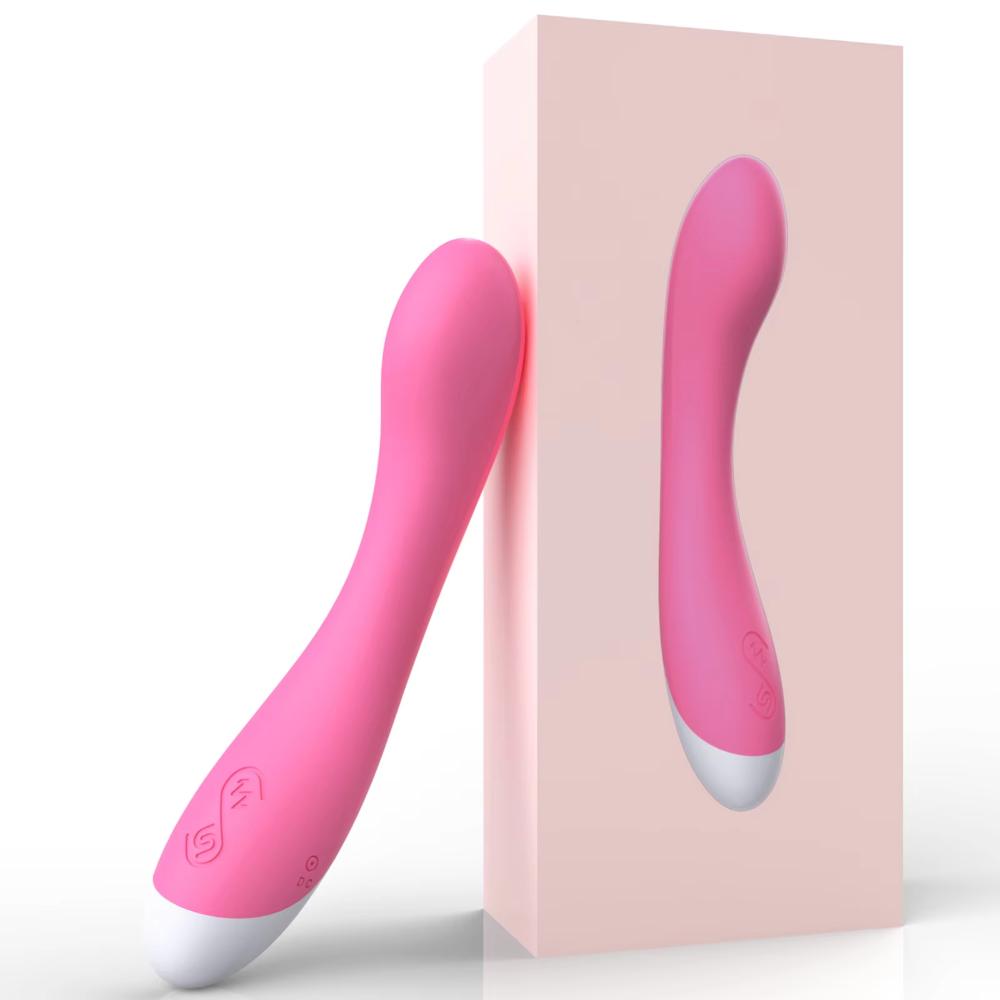 Ergonomic Curved Soft Dildo Vibrator