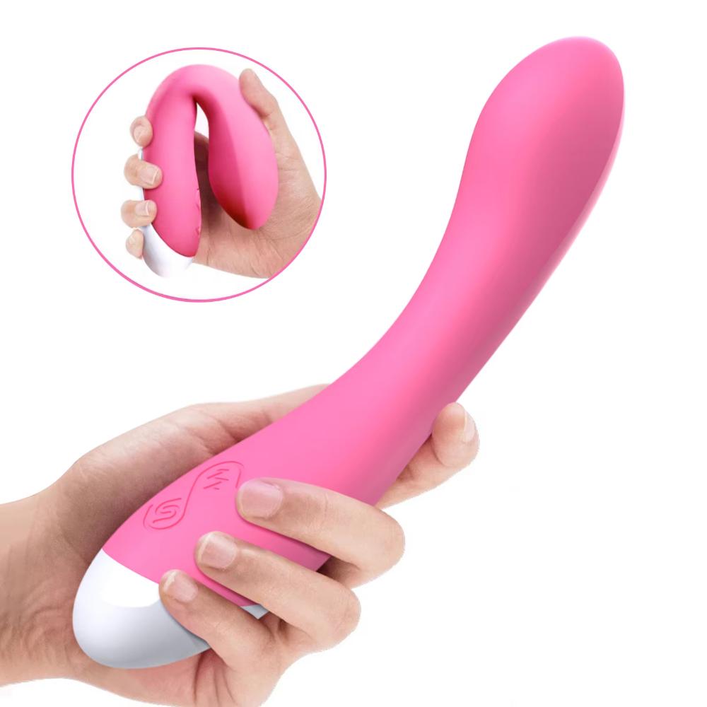 Ergonomic Curved Soft Dildo Vibrator