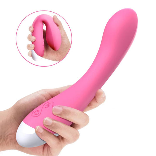 Ergonomic Curved Soft Dildo Vibrator