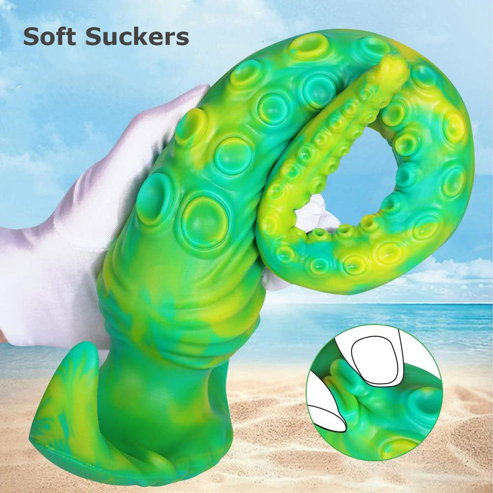 Green Long Wearable Tentacle Plug