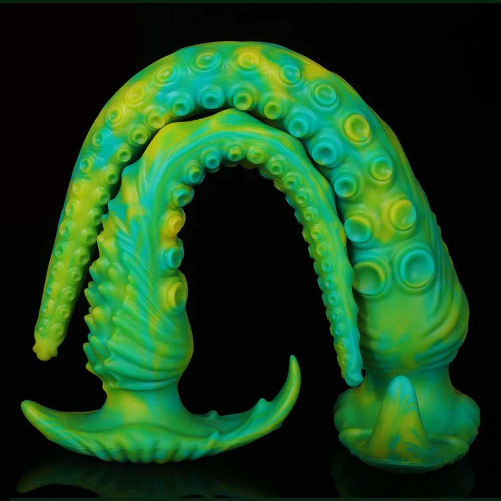 Green Long Wearable Tentacle Plug