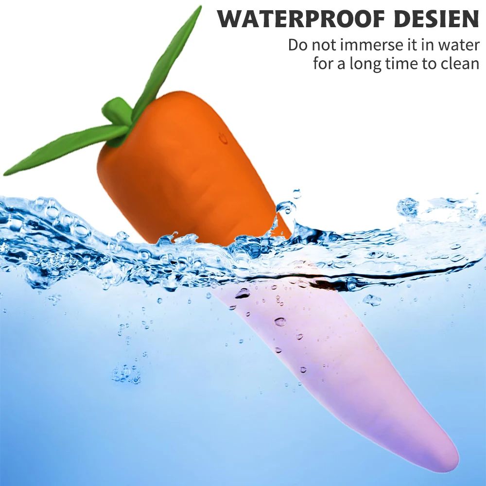 Realistic Discreet Carrot Vibrator