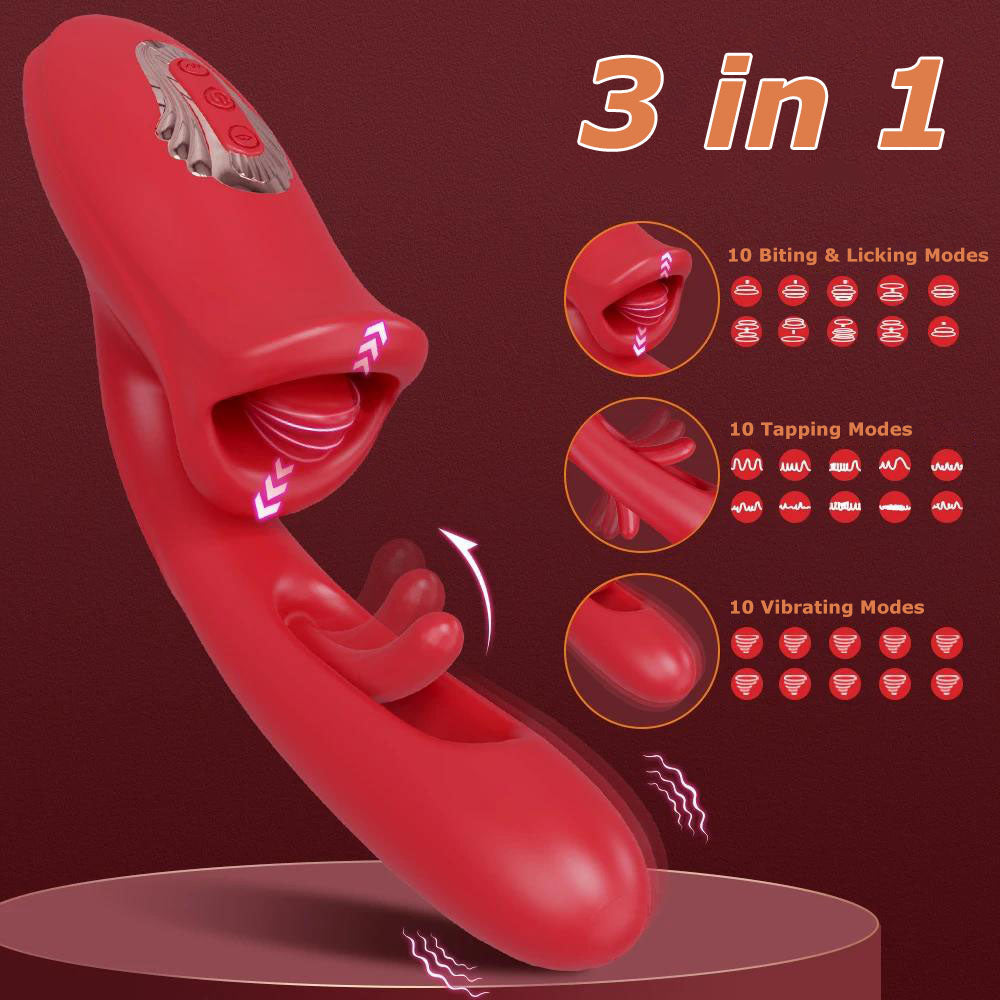 Hollow Out Swing and Oral Sex Vibrator