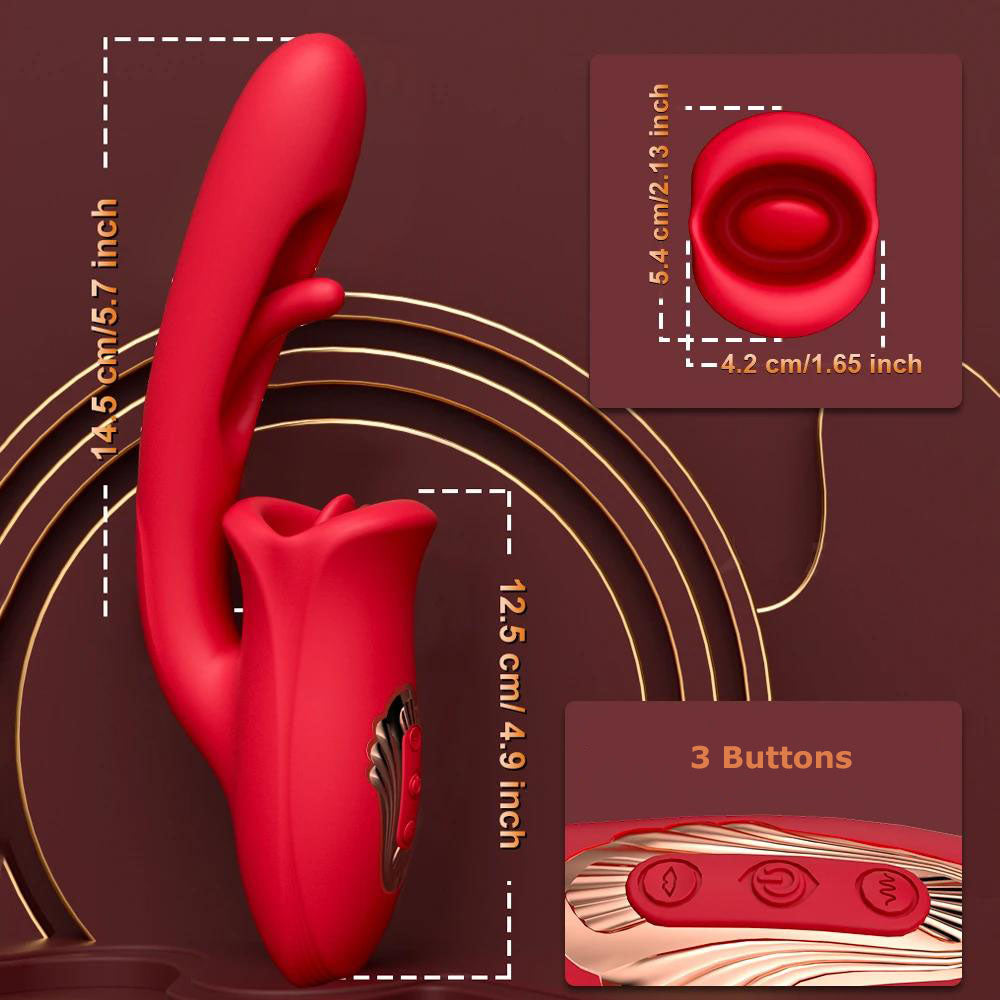 Hollow Out Swing and Oral Sex Vibrator