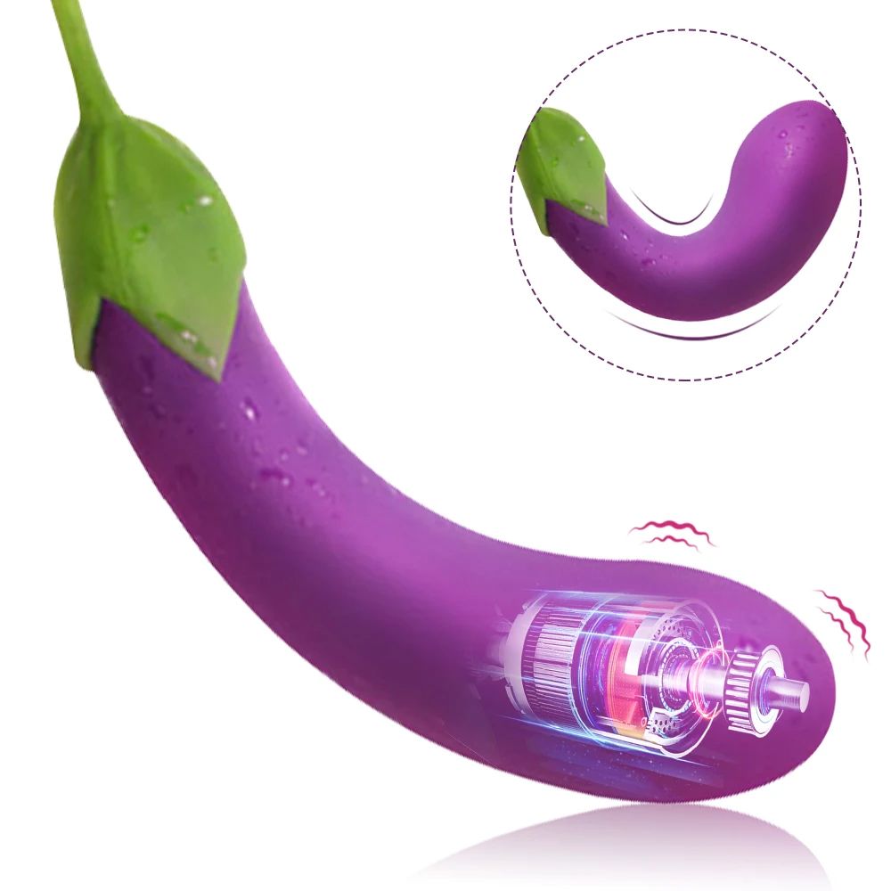 Life-like Discreet Eggplant Vibrator