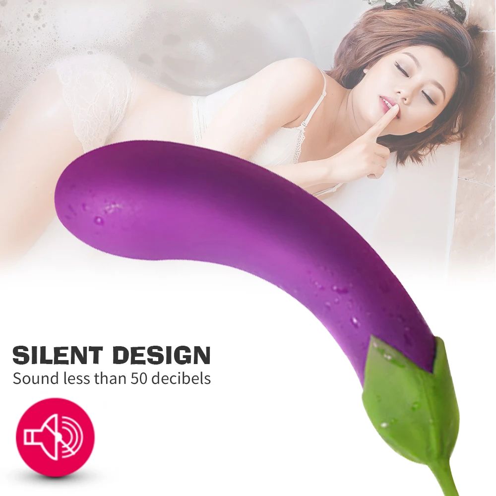 Life-like Discreet Eggplant Vibrator