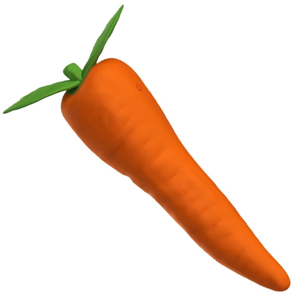 Realistic Discreet Carrot Vibrator