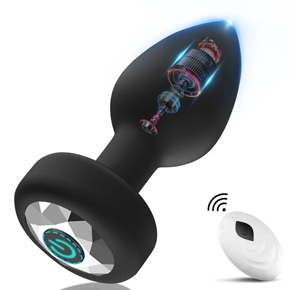 App/Remote Control Vibrating Jewel Plug