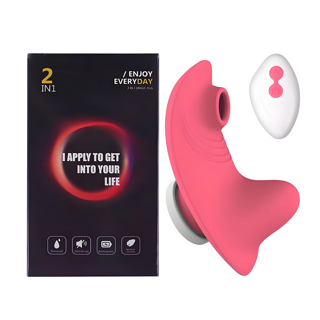 Remote Control Wearable Panties Clit Sucker