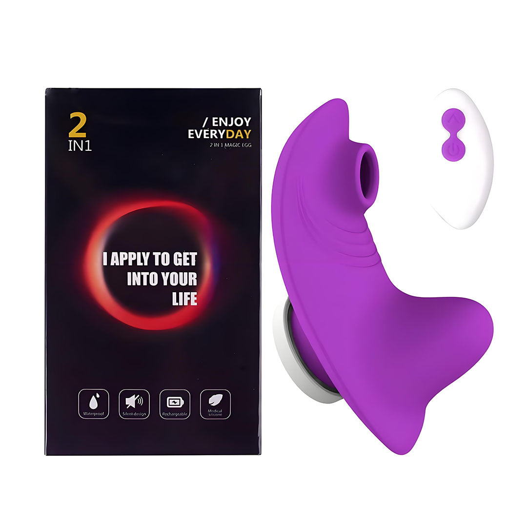 Remote Control Wearable Panties Clit Sucker