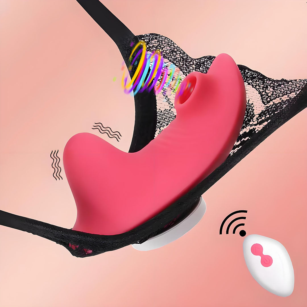 Remote Control Wearable Panties Clit Sucker