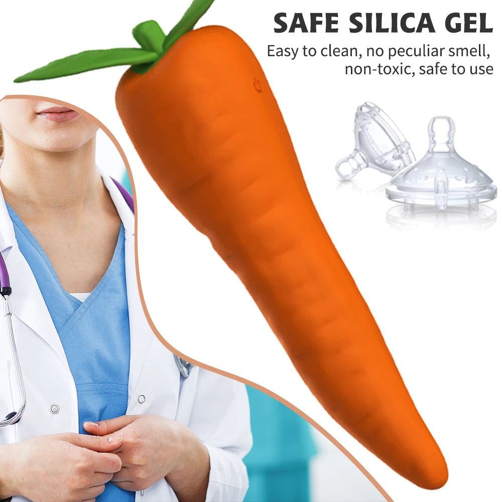 Realistic Discreet Carrot Vibrator