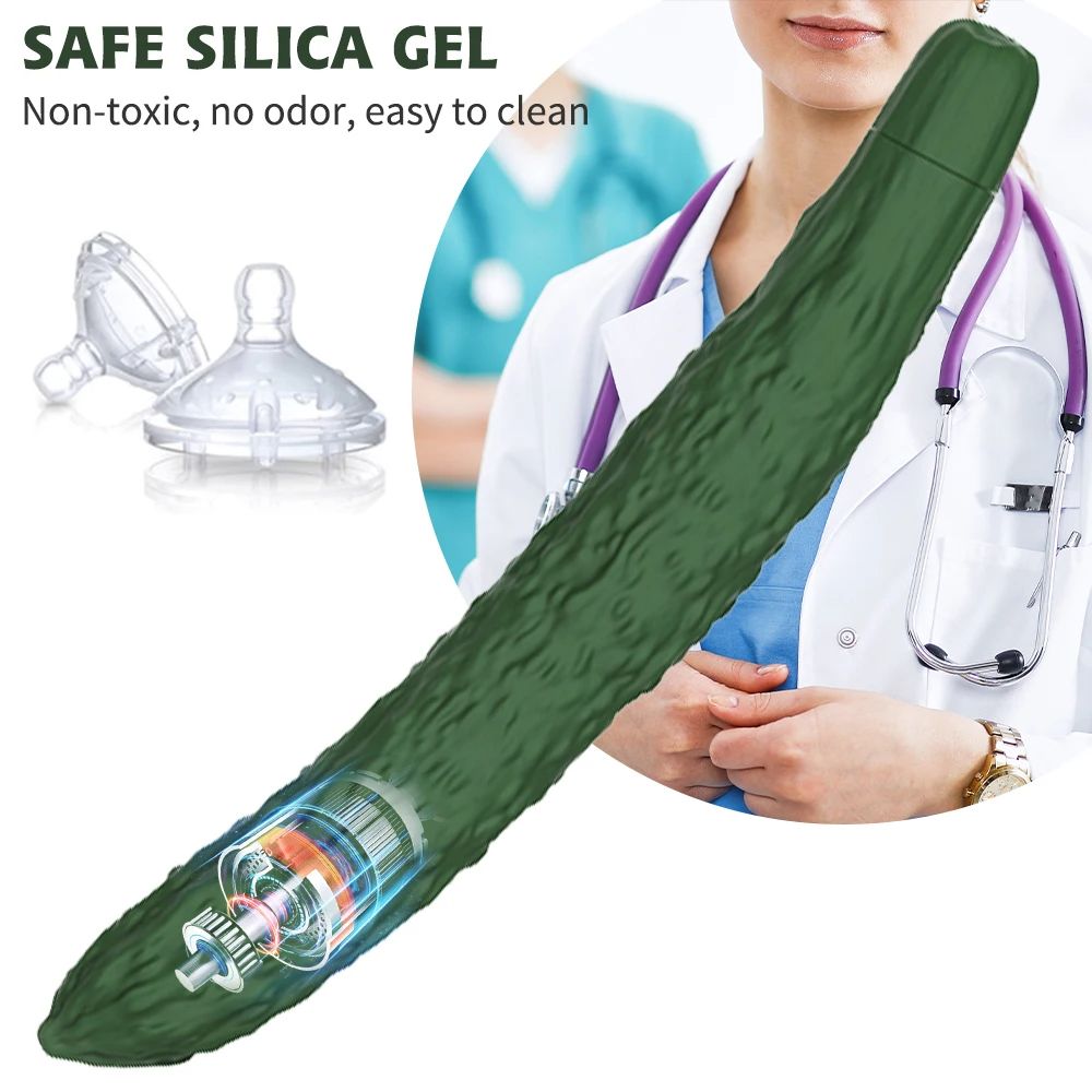 Artificial Fruit Cucumber Vibrator