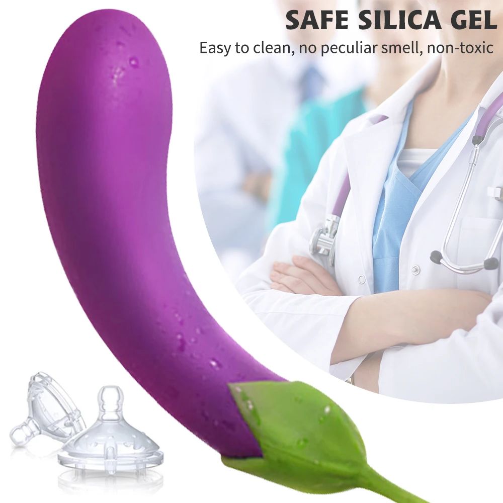 Life-like Discreet Eggplant Vibrator