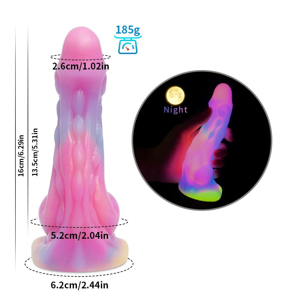 Silicone Luminous Monster Dildo