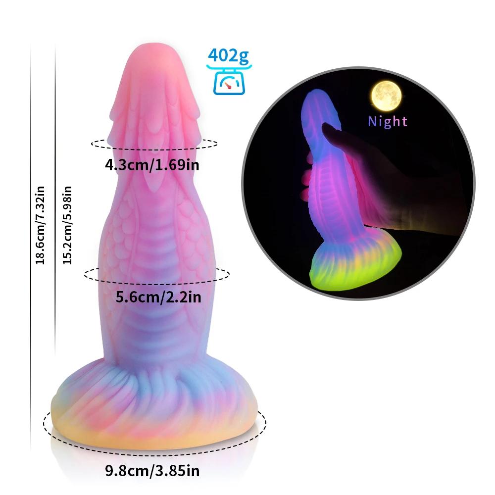 Silicone Luminous Monster Dildo