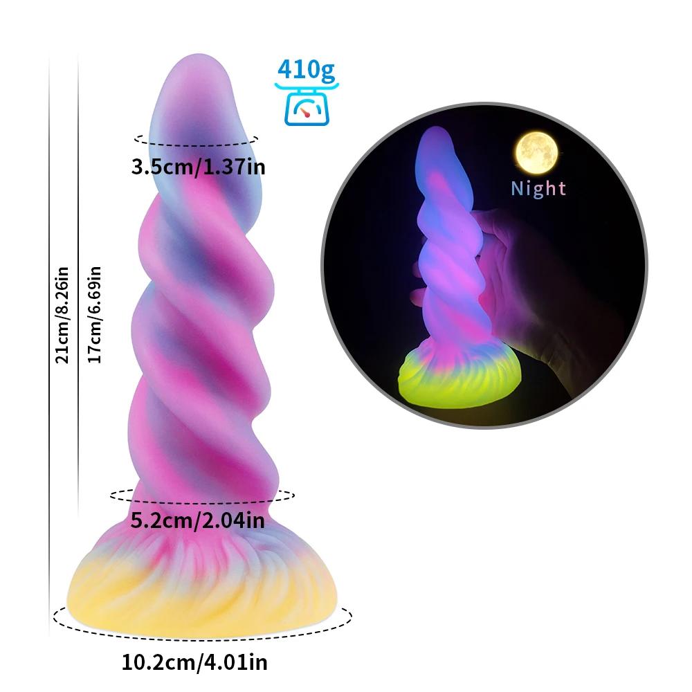 Silicone Luminous Monster Dildo