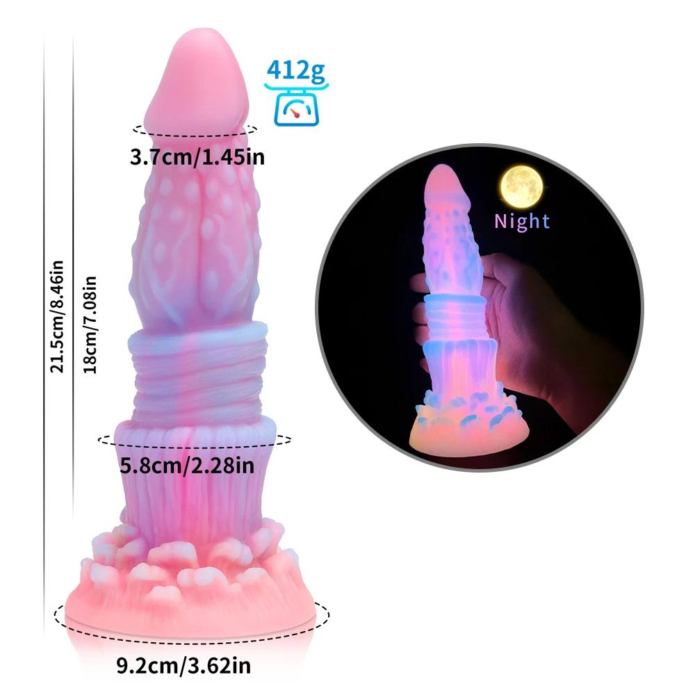 Silicone Luminous Monster Dildo