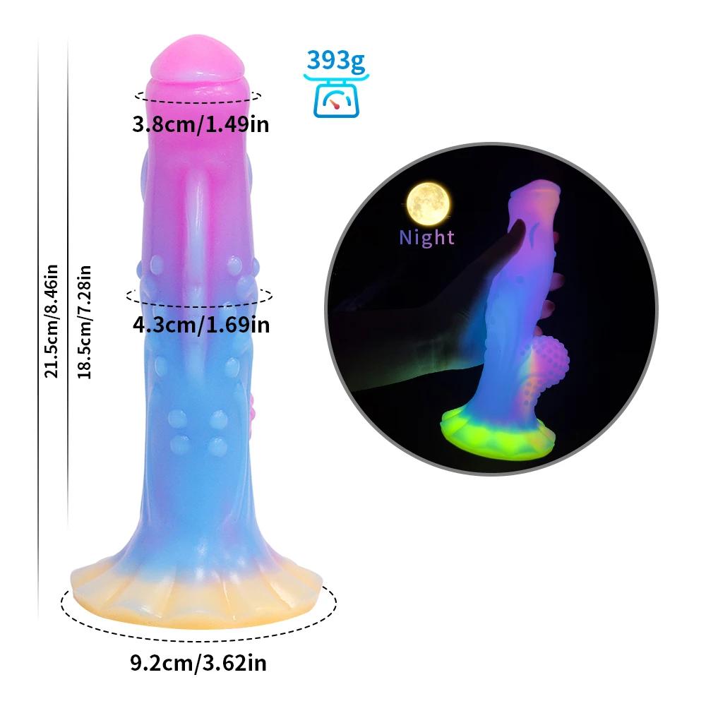 Silicone Luminous Monster Dildo