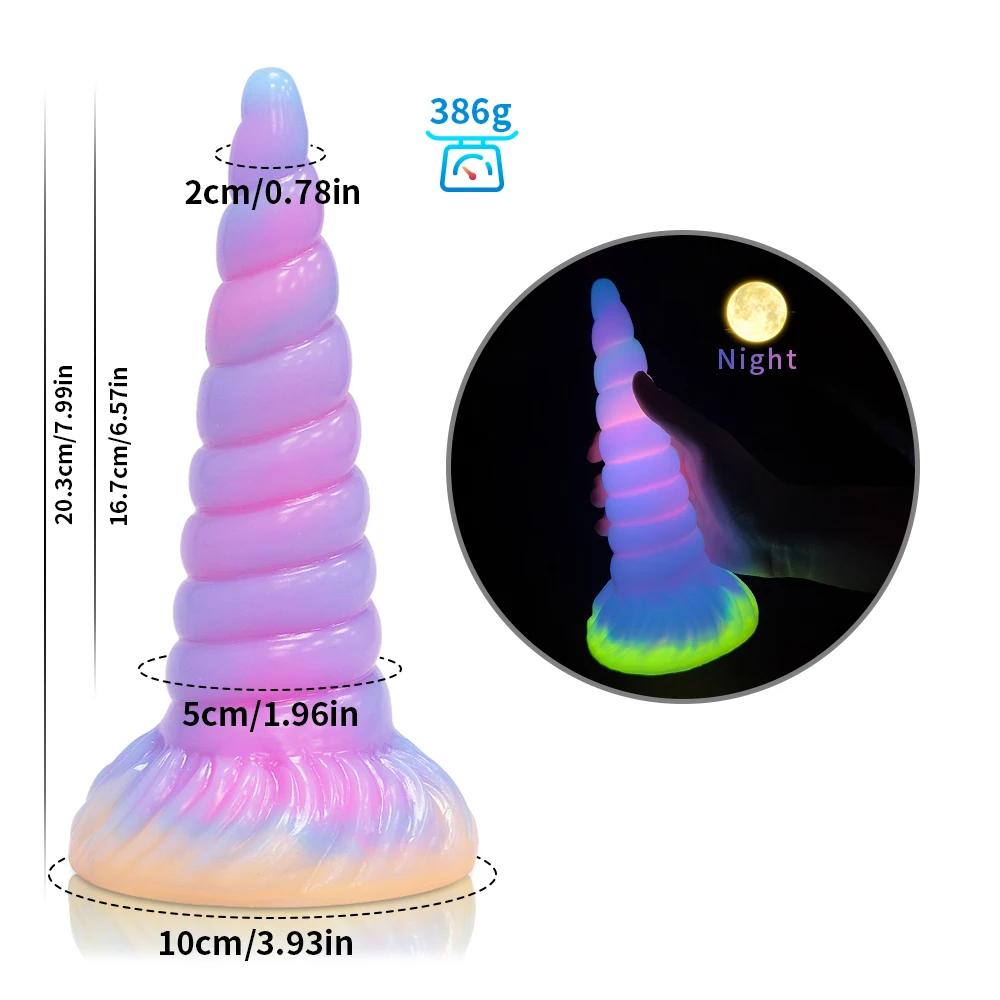 Silicone Luminous Monster Dildo