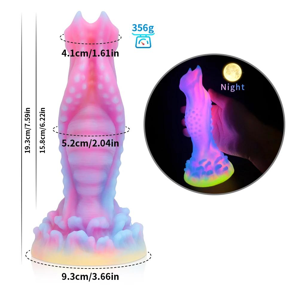 Silicone Luminous Monster Dildo