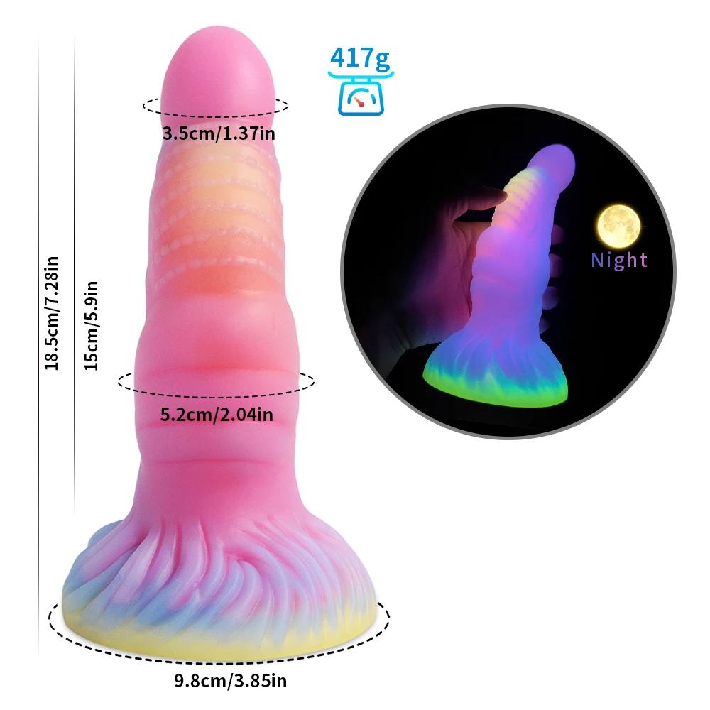 Silicone Luminous Monster Dildo