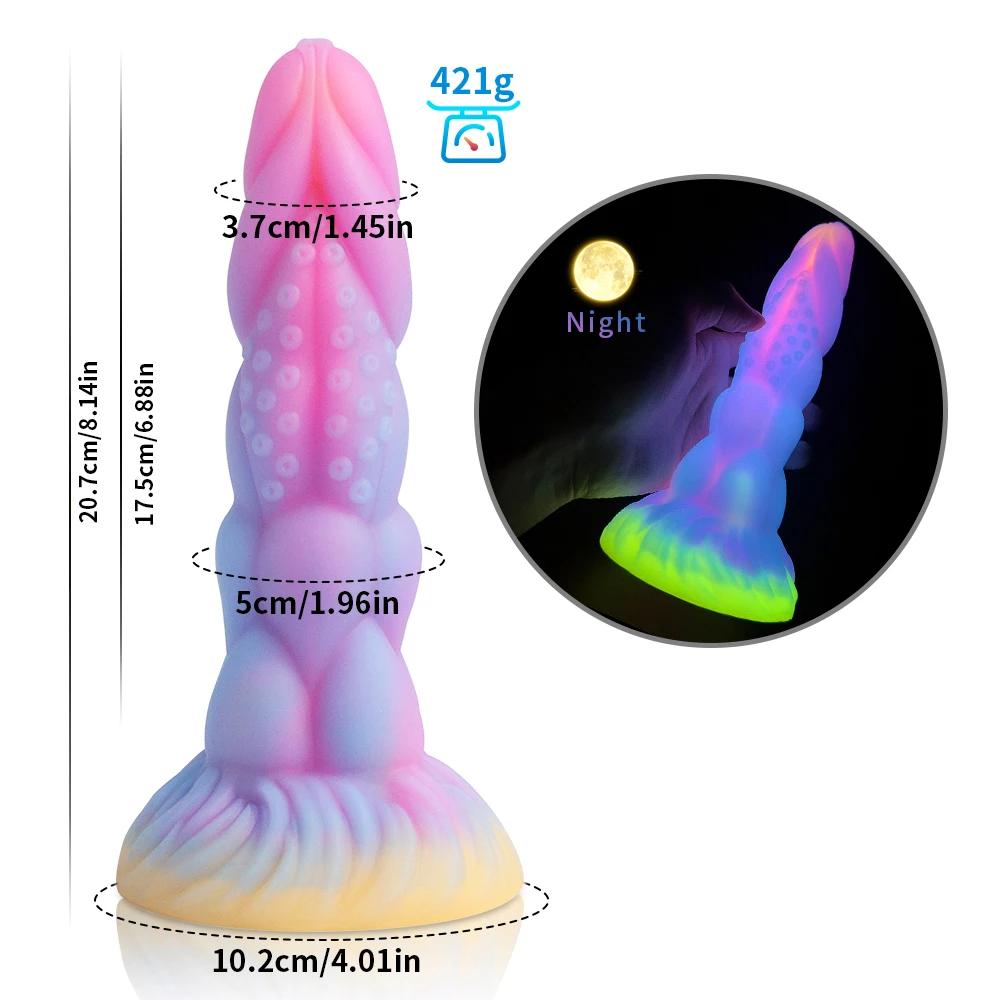 Silicone Luminous Monster Dildo