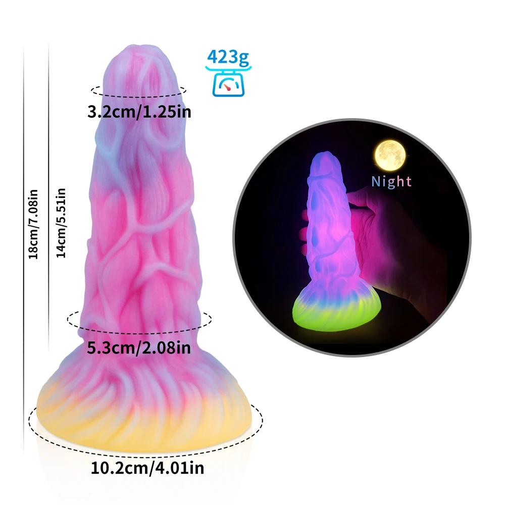 Silicone Luminous Monster Dildo