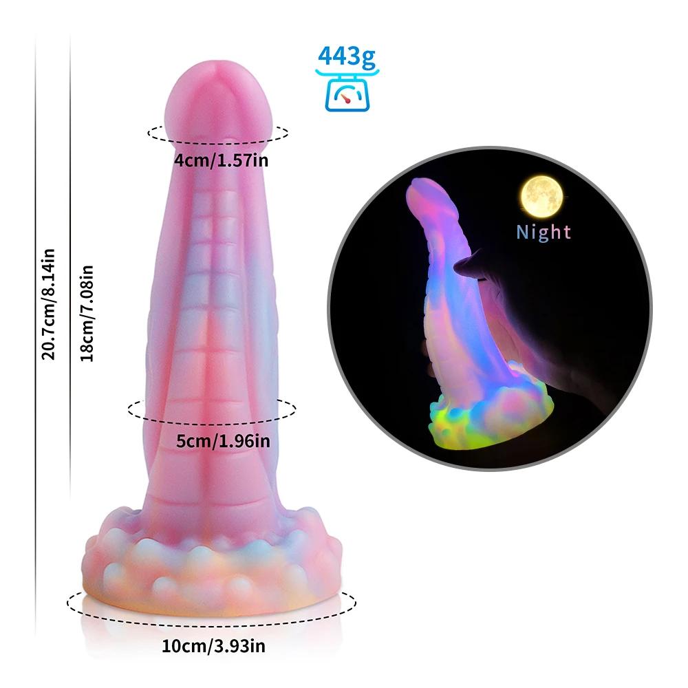 Silicone Luminous Monster Dildo