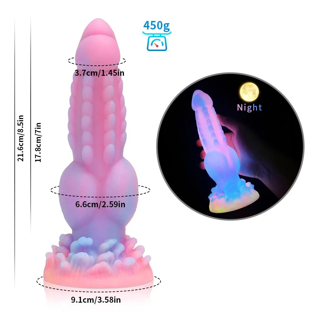 Silicone Luminous Monster Dildo