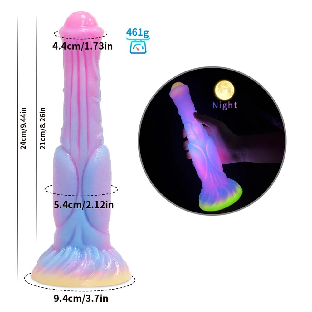 Silicone Luminous Monster Dildo