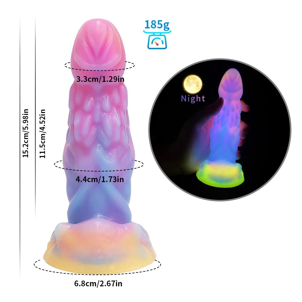 Silicone Luminous Monster Dildo