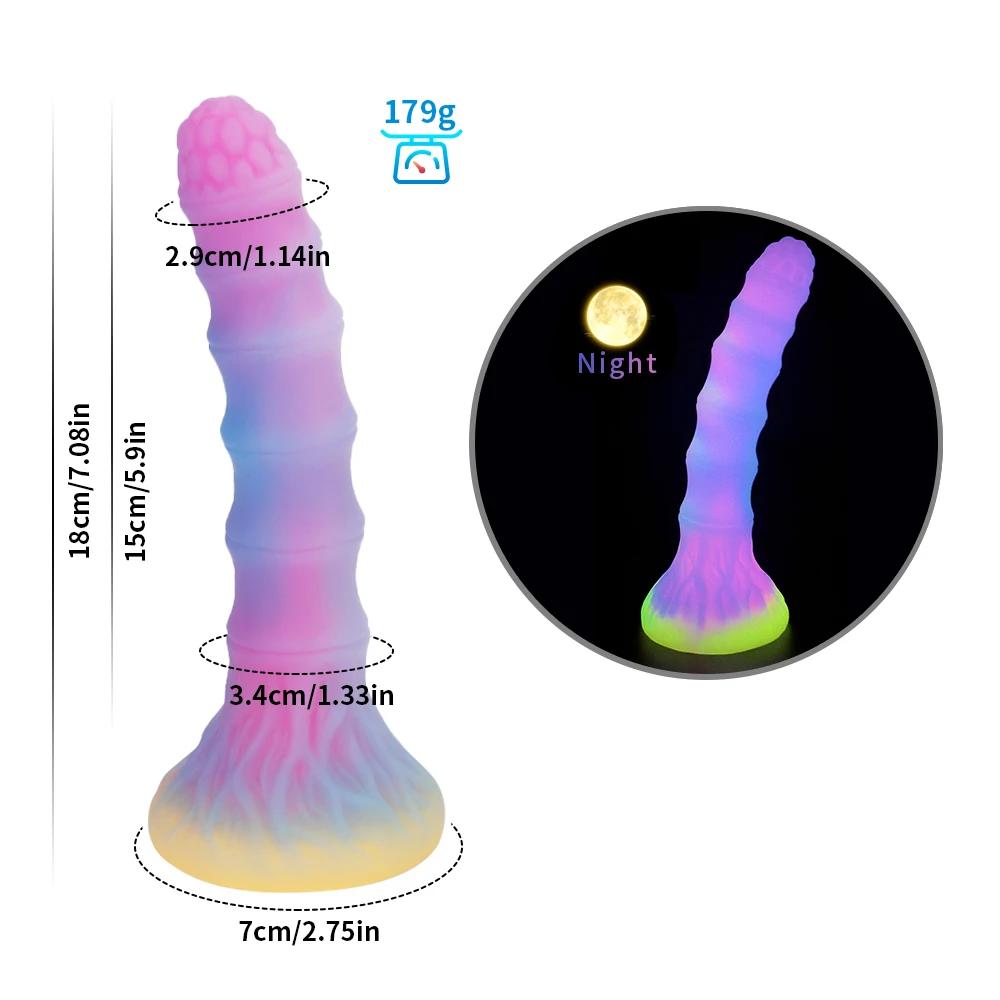 Silicone Luminous Monster Dildo