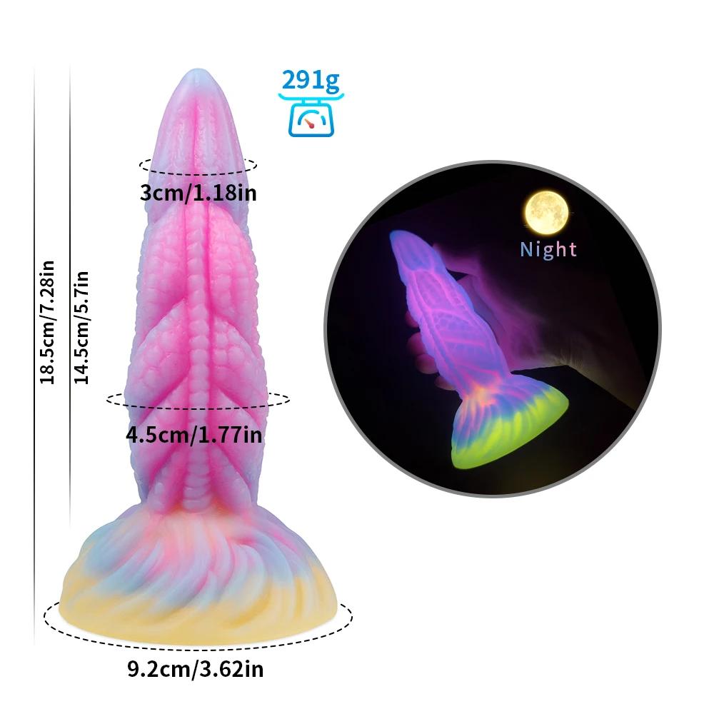 Silicone Luminous Monster Dildo