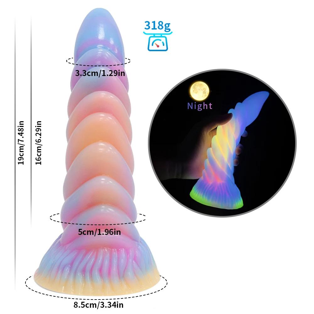 Silicone Luminous Monster Dildo