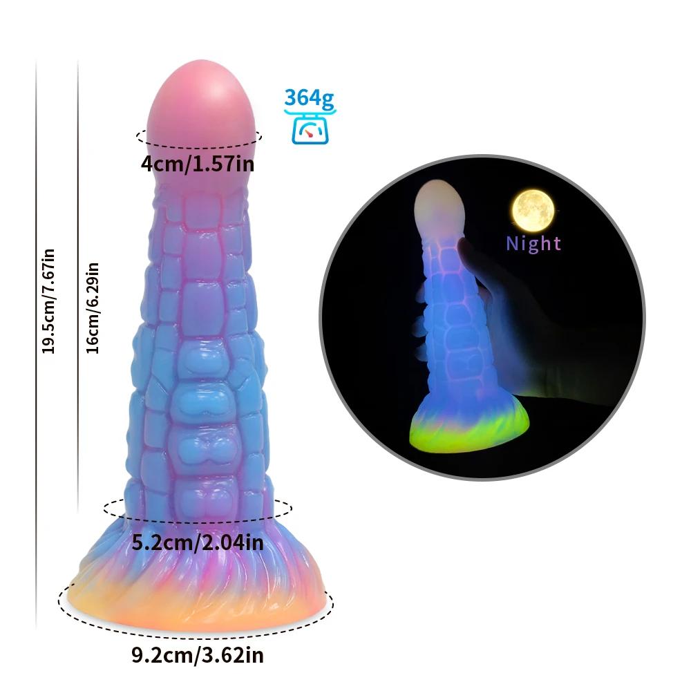 Silicone Luminous Monster Dildo