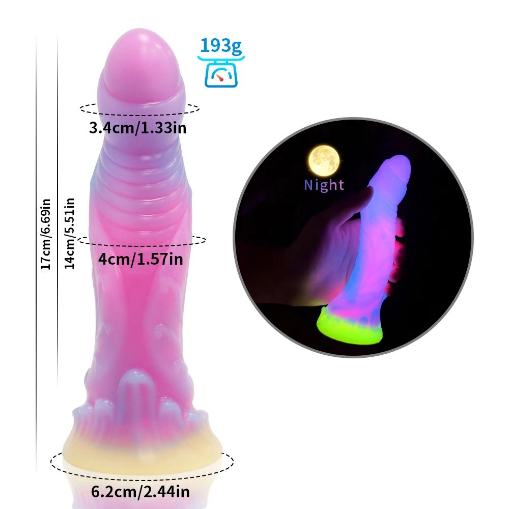 Silicone Luminous Monster Dildo