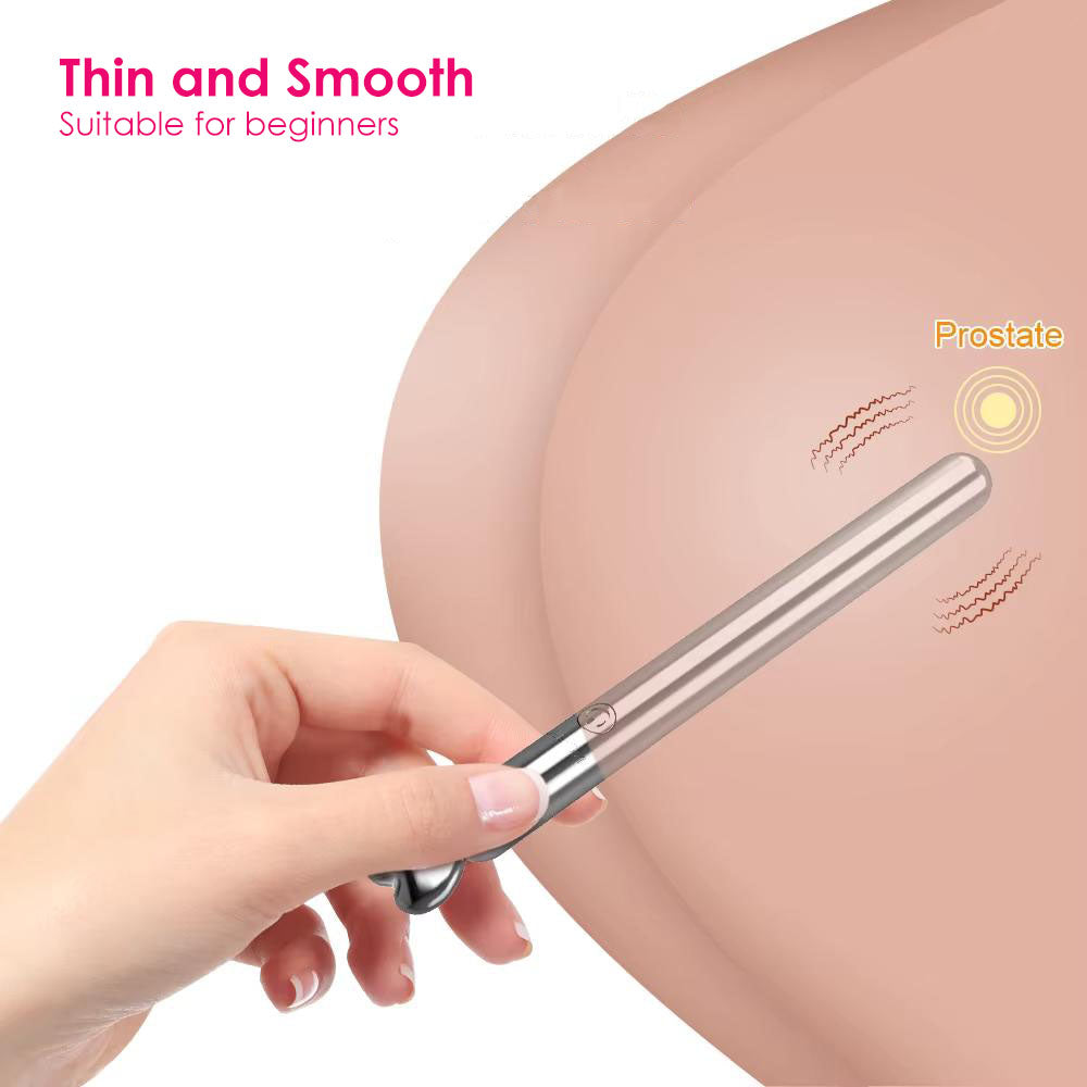 Smooth Thin Anal Vibrator for Beginner