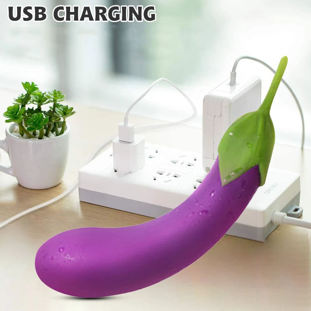 Life-like Discreet Eggplant Vibrator