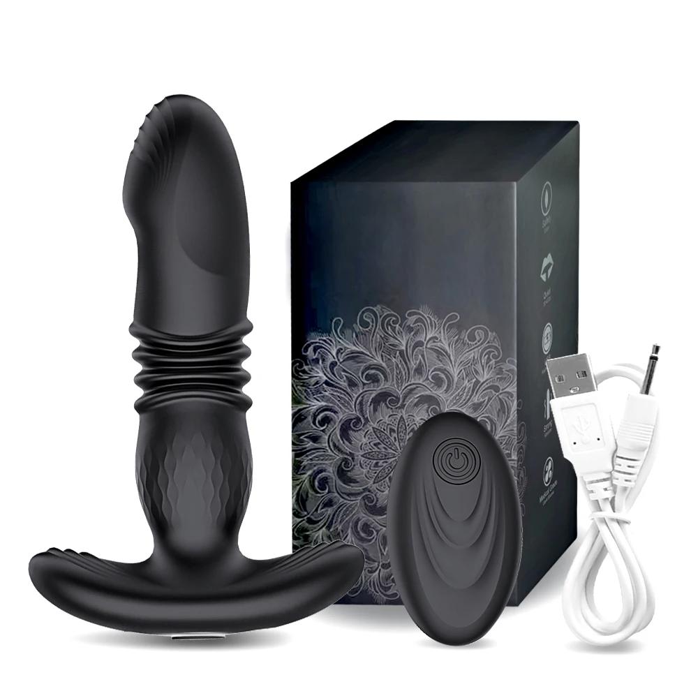 Wireless Remote Thrusting Anal Plug Dildo